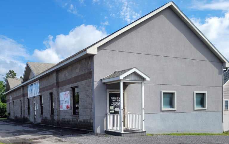 The exterior of the Thread of Life Thrift Store in Whitesboro, NY